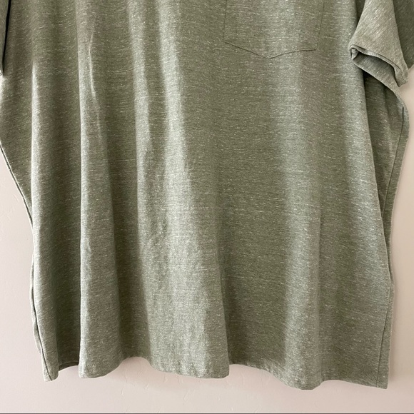 Carhartt Workwear K87 Pocket T Shirt Leaf Green Snow Heather - Picture 4 of 10